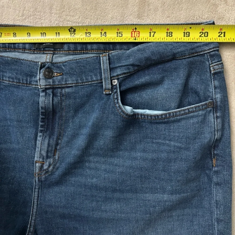 7 Forr All Mankind The Straight Men's Blue Denim Jeans Size 40